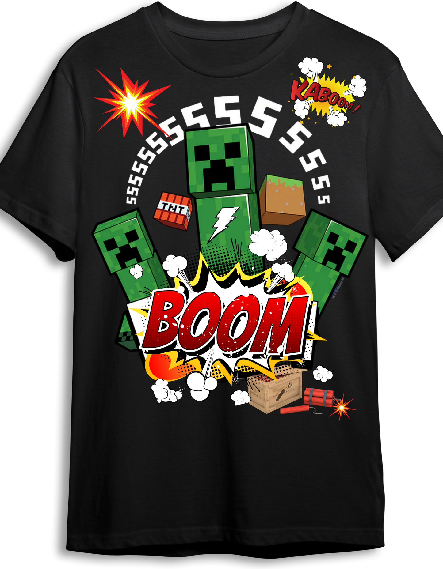 Mine Craft Creeper Graphic T-Shirt
