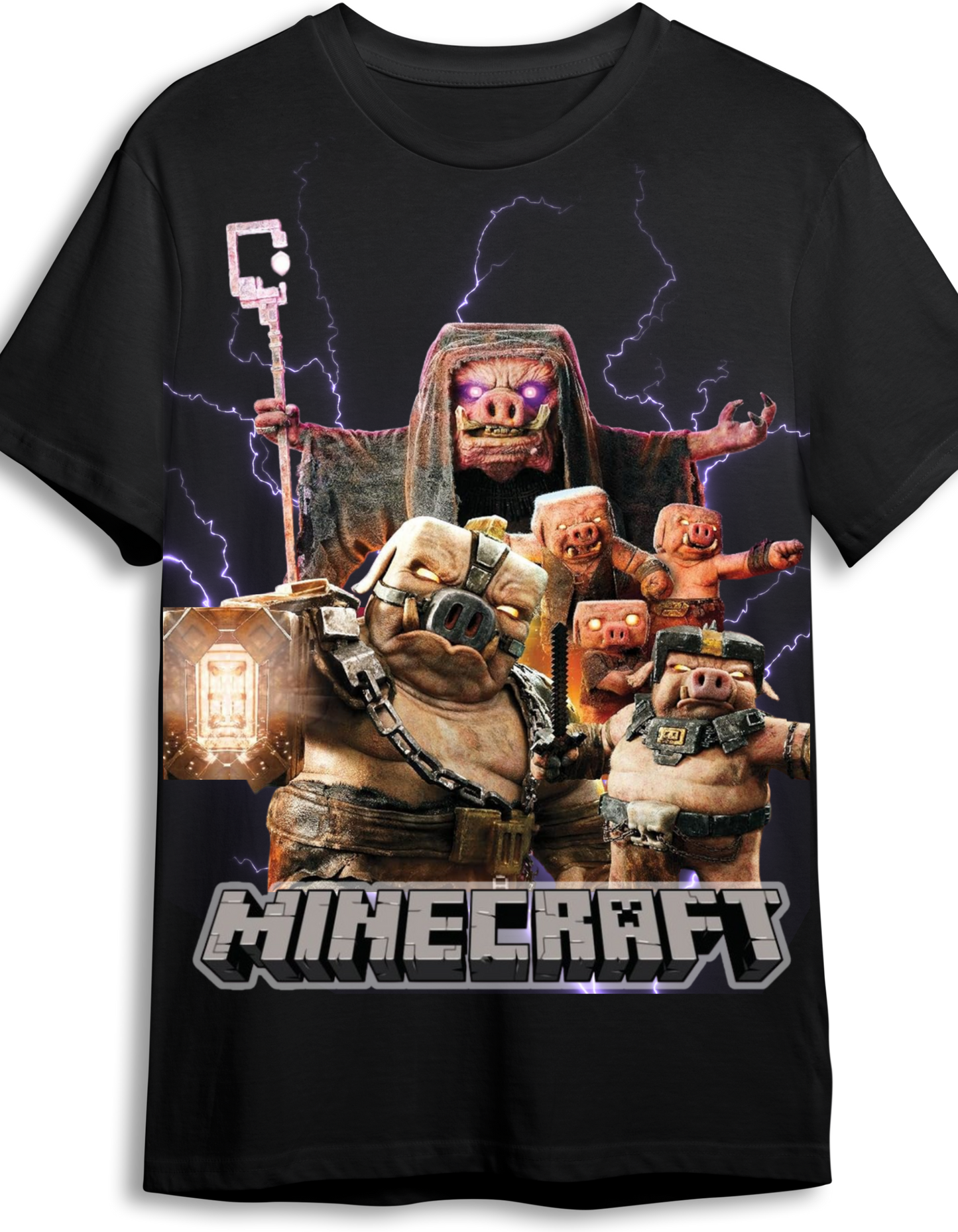 Mine Craft Movie Graphic T-Shirt