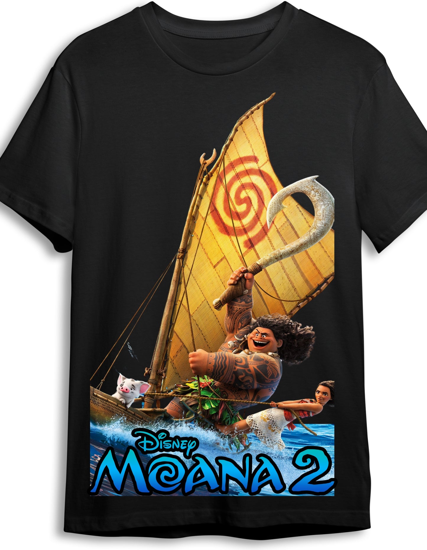 MOANA 2 "Ocean Sail" Graphic T Shirt