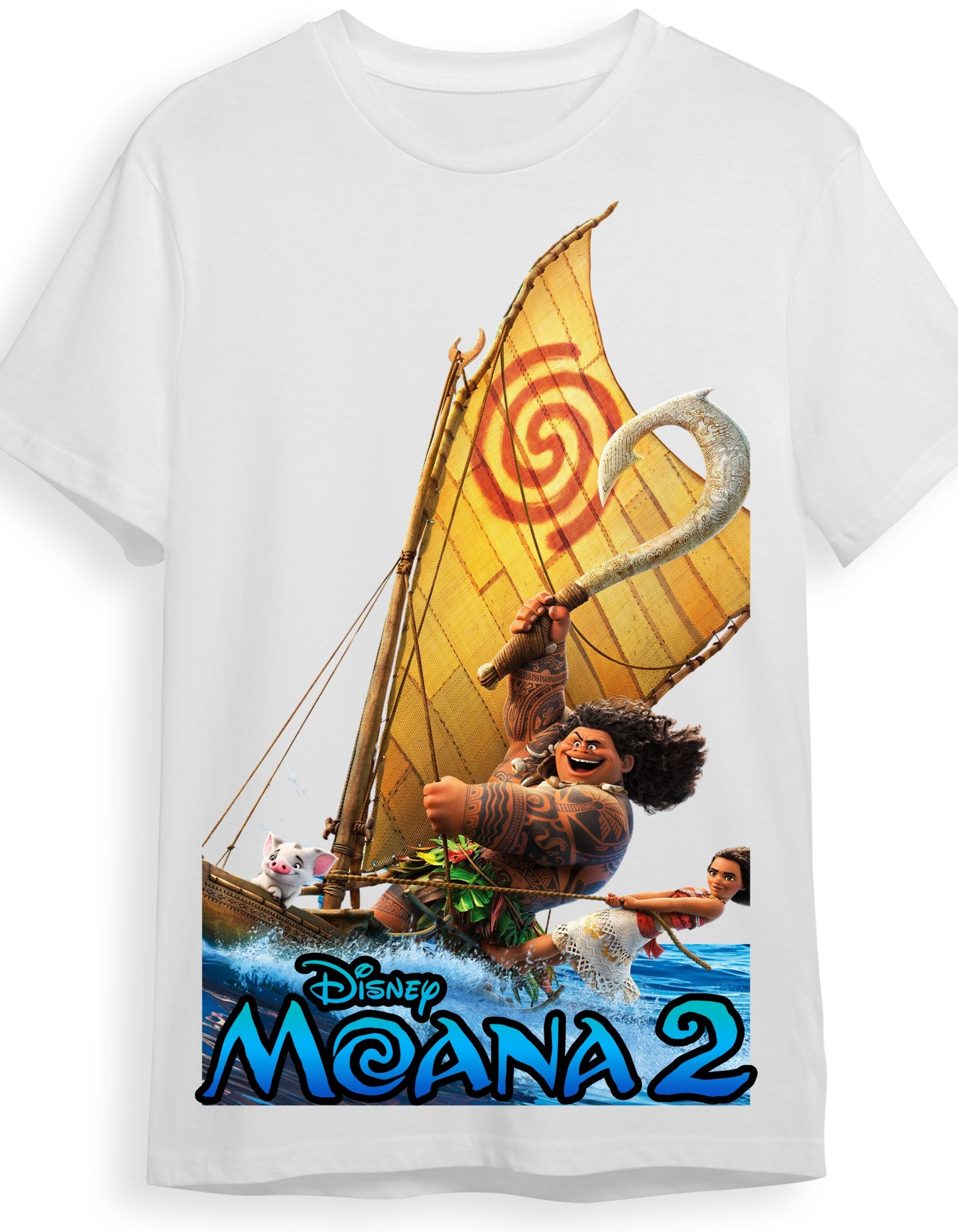 MOANA 2 "Ocean Sail" Graphic T Shirt