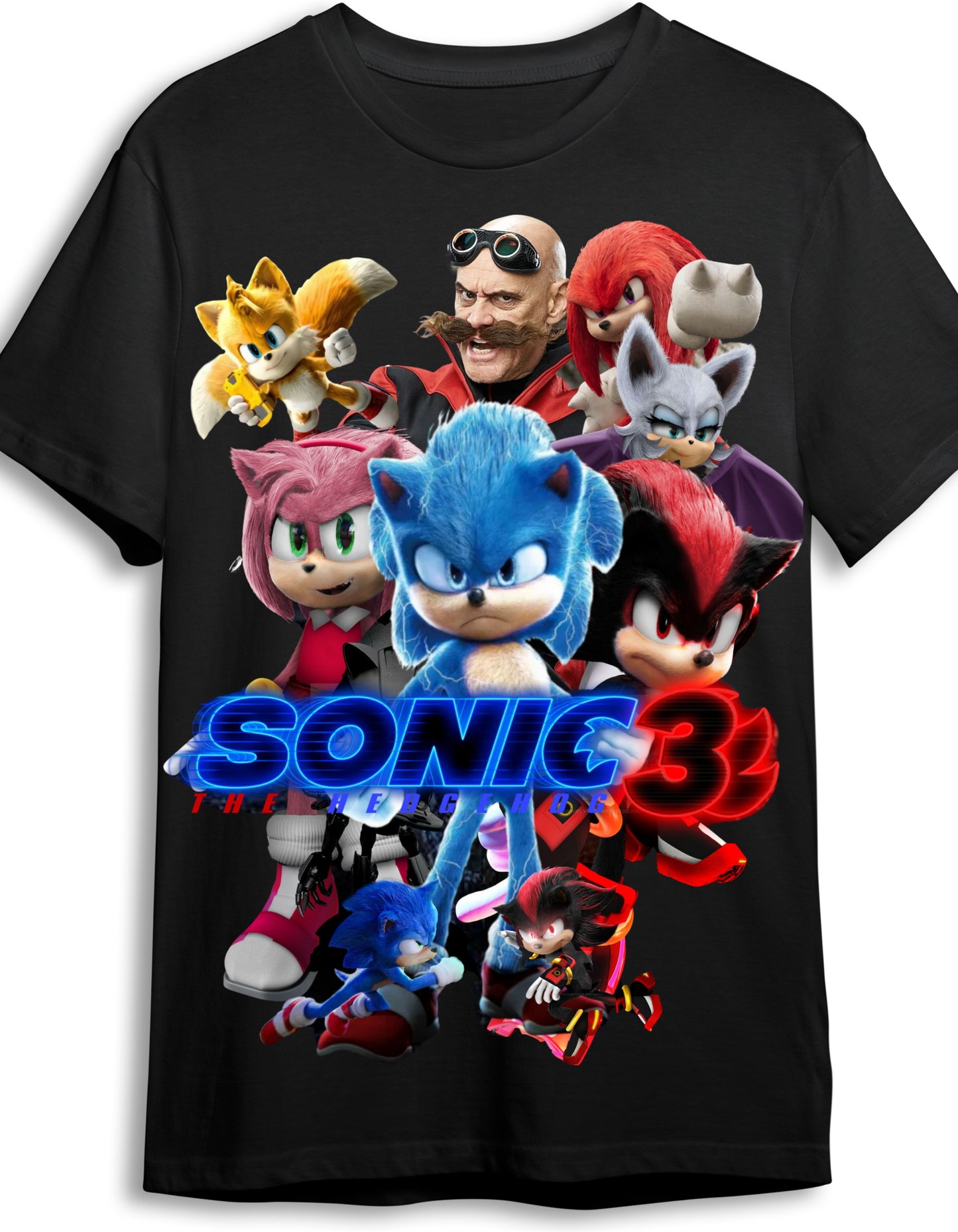 SONIC 3 Movie Graphic T Shirt