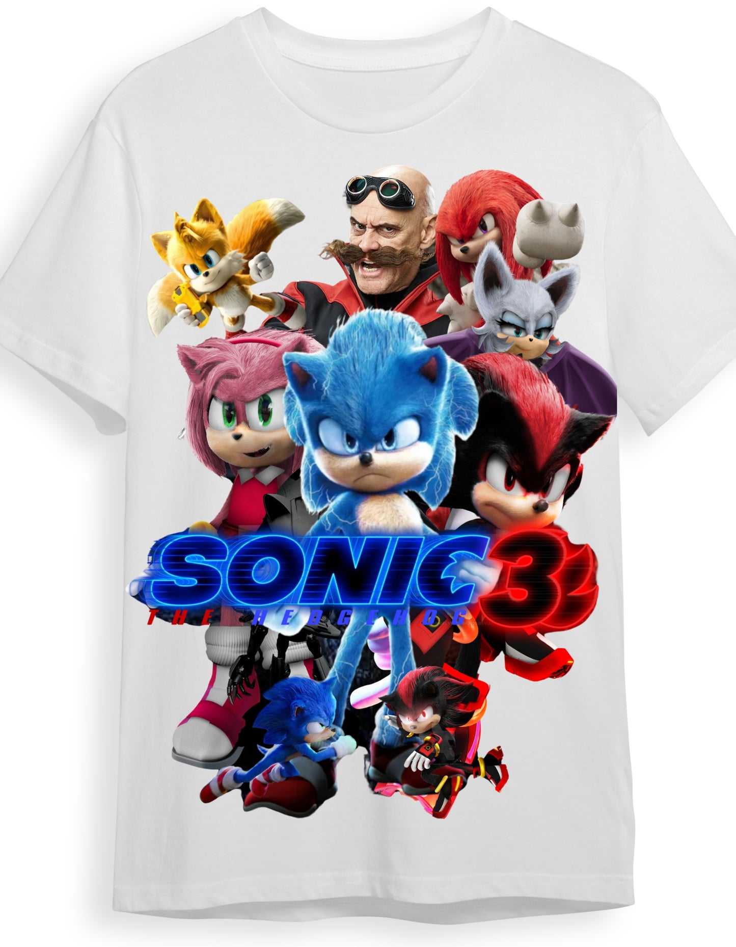 SONIC 3 Movie Graphic T Shirt