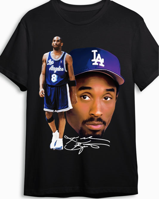 Kobe Bryant Big Face LA Graphic T Shirt