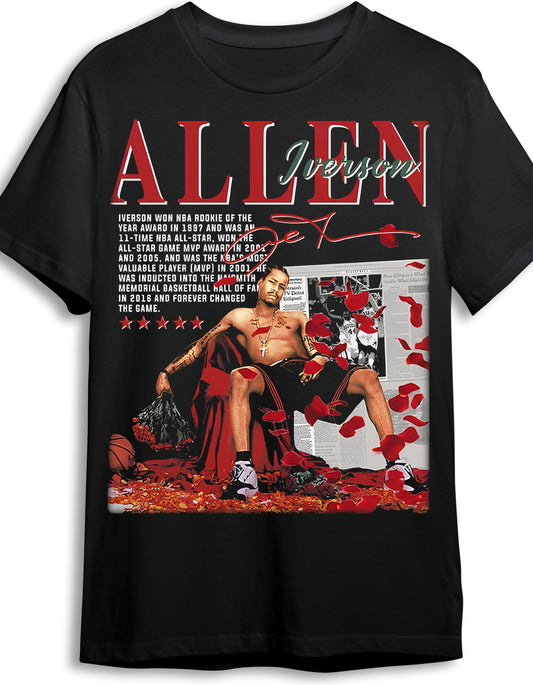 Allen Iverson "No Love" Graphic T Shirt