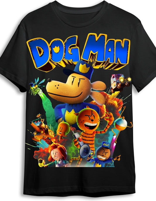 Dog Man Movie Graphic T-Shirt