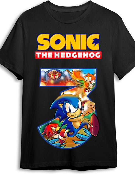 SONIC 3 Movie "Retro" Graphic T Shirt